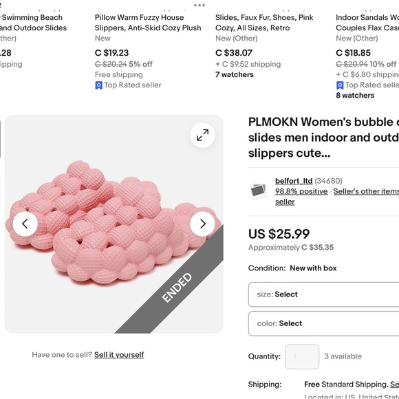 Golf Ball Design Bubble Slides (#5) - Picture 8 of 8